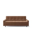 Ver imagem 3 de Sofá Cama Nice 4 Lugares Reclinável 203cm Marrom Suede Cialar Móveis
