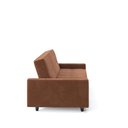 Ver imagem 4 de Sofá Cama Nice 4 Lugares Reclinável 203cm Marrom Suede Cialar Móveis