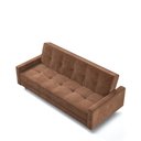 Ver imagem 2 de Sofá Cama Nice 4 Lugares Reclinável 203cm Marrom Suede Cialar Móveis