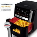 Ver imagem 4 de Air Fryer Britânia 6,5L Cesto Quadrado Redstone 1700W BAF65A - 220V