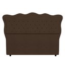 Ver imagem 6 de Cabeceira Casal Cama Box 140cm Oregon I02 Bouclê Marrom - Mpozenato