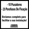 Kit C/ 10 Peças - Puxador para Armario Vero de 160mm Preto Fosco - 2