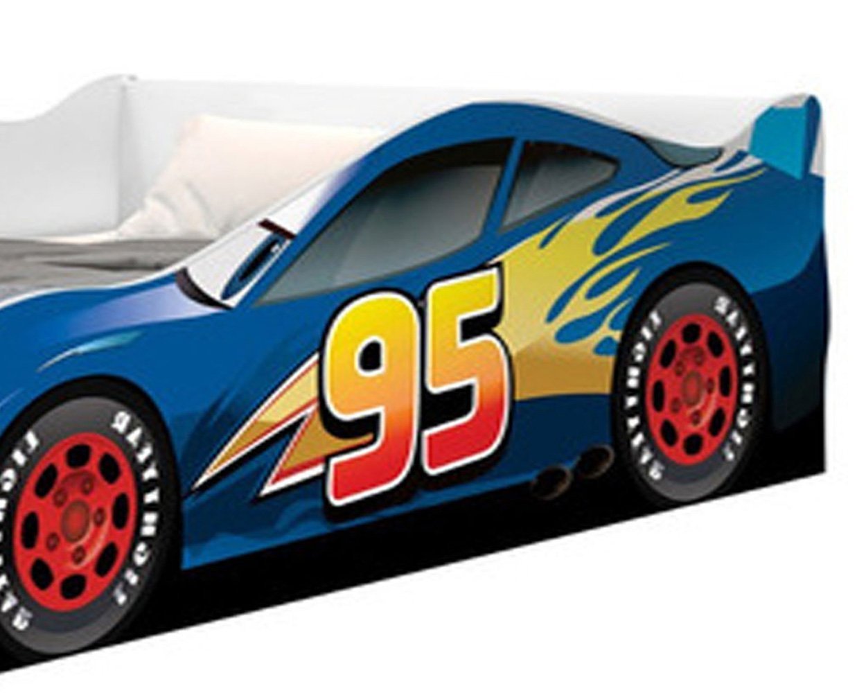 Jogo De Quarto Carro Azul Infantil Stock Car Bebe Solteiro Menino