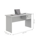 Ver imagem 2 de Jogo de Escritório com Mesa 120 Moema Cinza