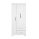 Ver imagem 4 de Guarda Roupa Solteiro Nt5000 3 Portas e 2 Gavetas com Pés Notável