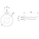 Ver imagem 4 de Kit com 2 Saboneteira Up Matte Design Elegante