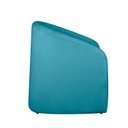 Ver imagem 4 de Poltrona Decorativa Recepção Sala de Estar Lara Veludo Cor:turquesa