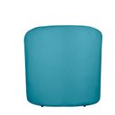 Ver imagem 3 de Poltrona Decorativa Recepção Sala de Estar Lara Veludo Cor:turquesa