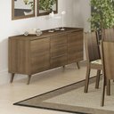 Ver imagem 2 de Buffet Aparador Rustic 3 Gavetas 2 Portas Pés Madesa