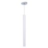 Kit 2 Pendente Tubo Branco 50 Cm+Lâmpada Led Branco Quente - 2