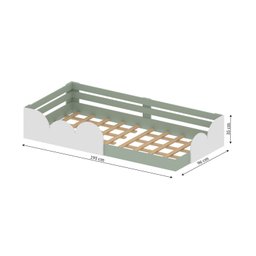 Cama Infantil Montessoriana Solteiro Cloud - 3