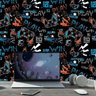 Papel De Parede Quarto Gamer Play No Jogo 2,50m - 1