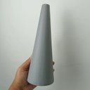 Ver imagem 3 de Vaso Shape Vaso Decorativo Cachepô Enfeite 25x10x9cm Cerâmica Verde