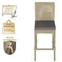 Ver imagem 4 de Mesa Bistro e 2 Banquetas Roma Fendi Corda Náutica 11 Trama Original