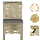 Ver imagem 3 de Mesa Bistro e 2 Banquetas Roma Fendi Corda Náutica 11 Trama Original