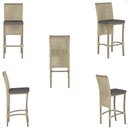 Ver imagem 5 de Mesa Bistro e 2 Banquetas Roma Fendi Corda Náutica 11 Trama Original