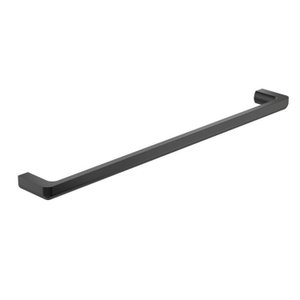 Kit com 2 Toalheiro de Barra 600 Mm Brushed Titanium