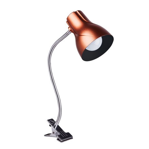 Luminária de Mesa Articulavel para Escritorio Estudo Luz Direcionada Bivolt:luminaria de Mesa Cobre/