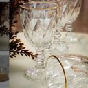 Ver imagem 3 de Jogo Taças com Fio de Ouro Transparentes 6un 300ml Diamond