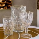 Ver imagem 5 de Jogo Taças com Fio de Ouro Transparentes 6un 300ml Diamond