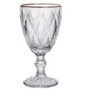 Ver imagem 1 de Jogo Taças com Fio de Ouro Transparentes 6un 300ml Diamond