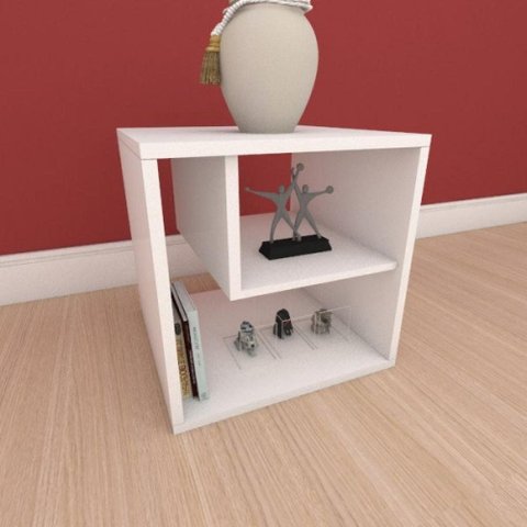 Mesa Lateral Amadeirado Aparador de Sofa Sala Mesa Lateral Cama Mesa de Canto Mesa de Cabeceira