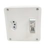 Caixa Disjuntor 25A com Tomada 20A Unipolar Ar Condicionado Interruptor Embutir Proteçao Sobrepor Ne - 7
