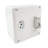 Caixa Disjuntor 25A com Tomada 20A Unipolar Ar Condicionado Interruptor Embutir Proteçao Sobrepor Ne - 2
