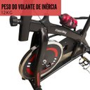 Ver imagem 3 de Bicicleta Ergométrica Regulagem de Força 13kg Bike Exercícios Fisioterapia Ajustável Vermelha Import