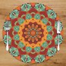 Sousplat em MDF com Estampa Mandala 2 Peças - 1
