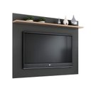 Ver imagem 1 de Painel 135cm Benevello 2034 Grafite/siena Quiditá 2034 Gtx/siena