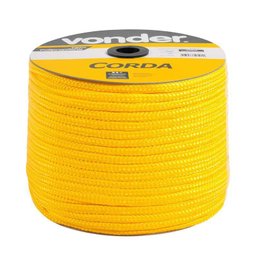 Corda Multifilamento Trançada 12mmx140m Amarela Vonder - 1