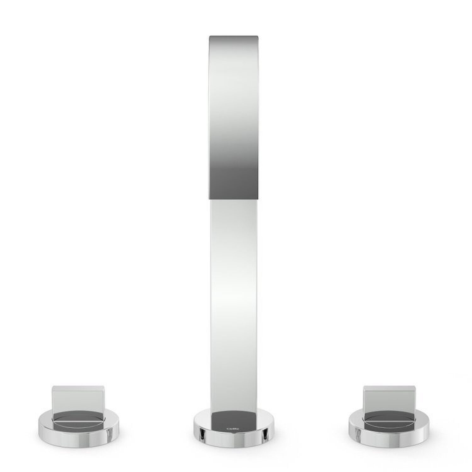 Kit com 2 Torneira Misturador para Lavatório 3 Furos de Bico Alta e Válvula de Escoamento Flow - 2