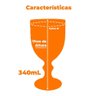 Taça de Vidro Galaxy Transparente 340ml 1 Peça - Casambiente - 5