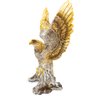 Águia Estatueta Decorativa Escritório Mesa Estante Casa Enfeite Luxo Decoração Animal - Dourado - 8
