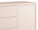 Ver imagem 4 de Cômoda Sapateira Classic New Rosa Fosco com Madeira - MoveisAqui