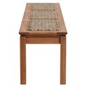 Ver imagem 4 de Banco de Madeira para Varanda Gourmet 180cm Trammare C07 Corda Rami - Lyam Decor