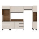 Ver imagem 2 de Cozinha Completa Koya 10 Portas 4 Gavetas 40250043 Creme - Politorno
