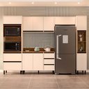 Ver imagem 1 de Cozinha Completa Koya 10 Portas 4 Gavetas 40250043 Creme - Politorno
