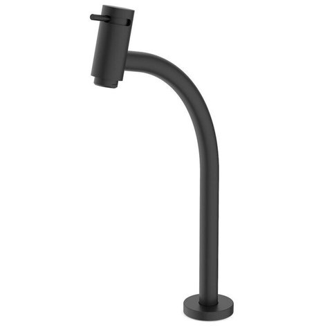 Kit com 2 Torneira para Lavatório de Bica Alta Basic Celite Preto/Matte