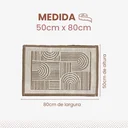 Ver imagem 3 de Tapete Porta Nazca / Línea Luxo 50x80cm Capacho Entrada:bege