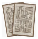 Ver imagem 2 de Tapete Porta Nazca / Línea Luxo 50x80cm Capacho Entrada:bege
