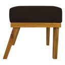 Ver imagem 7 de Kit 2 Puffs Decorativos para Sala Firenze Retangular Tecido Sintético