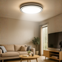 Ver imagem 2 de Plafon Genova Red Hevvy D46cm 45w Interrurptor Dip 3000k, 4000k, 6000k Ip20 Cinza