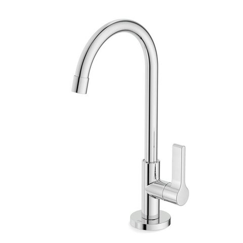 Kit com 2 Torneira para Lavatório de Mesa Bica Alta Lix Cromado Prata Celite