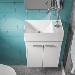 Kit com 2 Torneira para Lavatório de Mesa Bica Alta Móvel Celite One - 5