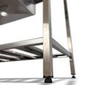 Pia Aço Inox Industrial 100x60x90 Cm Cuba Centralizada Nortinox - 8