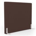 Ver imagem 1 de Cabeceira Cama Box Casal Padrão Alba 140cm com Frame Bouclé Marrom - Desk Design