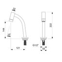 Ver imagem 3 de Kit com 2 Torneira para Lavatório de Mesa Bica Baixa Basic Plus Celite