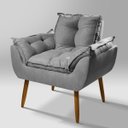 Ver imagem 2 de Kit 2 Poltronas Opala:cinza